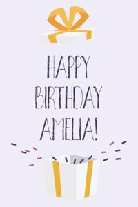 Happy Birthday Amelia