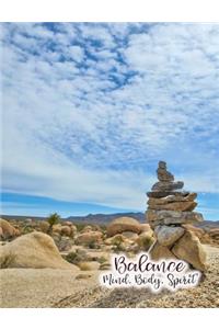 Balance Mind Body Spirit Composition Book