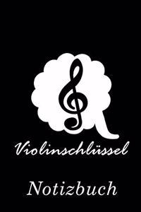 Violinschlüssel Notizbuch