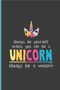 Always Be Yourself Unless You Can Be a Unicorn Then Always Be a Unicorn
