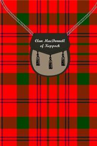 Clan MacDonnell of Keppoch Tartan Journal/Notebook