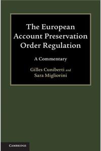 European Account Preservation Order Regulation