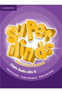 Super Minds American English Level 6 Class Audio CDs (4)