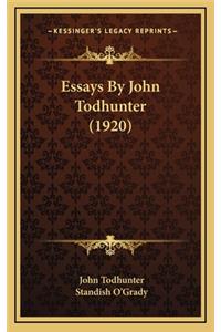 Essays by John Todhunter (1920)