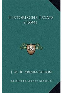 Historische Essays (1894)