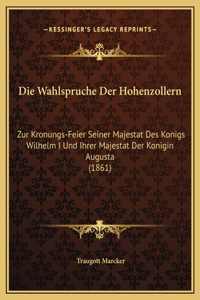 Die Wahlspruche Der Hohenzollern