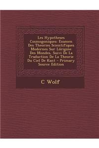 Les Hypotheses Cosmogoniques