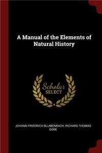 Manual of the Elements of Natural History