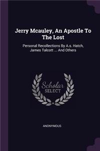 Jerry Mcauley, An Apostle To The Lost