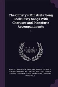 Christy's Minstrels' Song Book