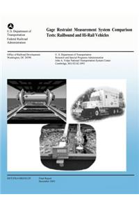 Gage Restraint Measurement System Comparison Tests