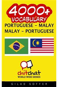 4000+ Portuguese - Malay Malay - Portuguese Vocabulary