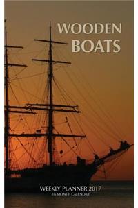 Wooden Boats Pocket Monthly Planner 2017