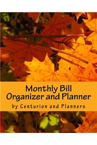 Monthly Bill Organizer and Planner
