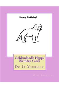 Goldendoodle Happy Birthday Cards