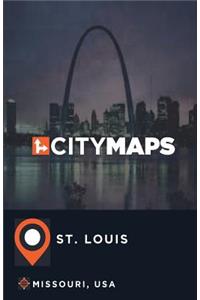 City Maps St. Louis Missouri, USA