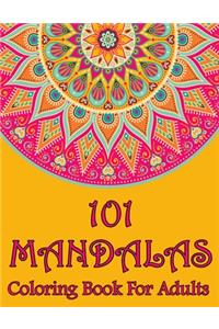 101 Mandalas Coloring Book For Adults