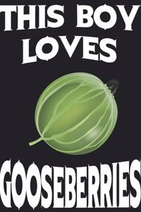 This Boy Loves Gooseberries Notebook