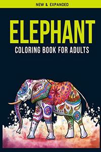 Elephant Coloring Book For Adults