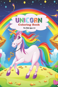 Unicorn Coloring Book for Kids Ages 4-8