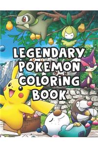 Legendary Pokemon Coloring Book