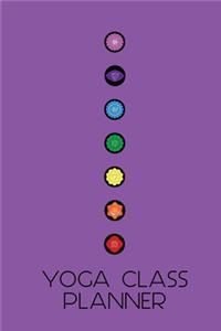 Seven Chakras Yoga Class Planner