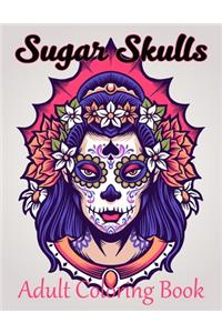 Sugar Skulls Adult Coloring Book