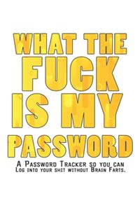 What The F*ck Is My Password Journal