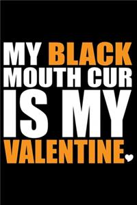 My Black Mouth Cur Is My Valentine