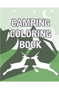 Camping Coloring Book