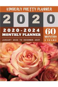 2020-2024 monthly planner
