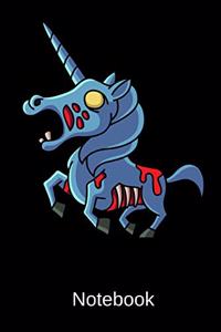 Zombie Unicorn Notebook