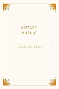 Notary Public Journal Record Book