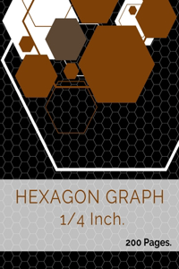 hexagon graph 1/4 inch