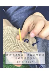 Guided sewing journal for kids