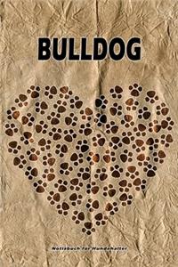Bulldog Notizbuch für Hundehalter