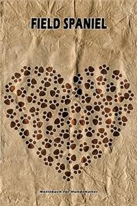 Field Spaniel Notizbuch für Hundehalter