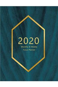 2020 Monthly & Weekly Focus Planner