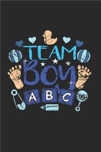 Team Boy Pregnancy Notebook