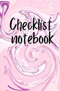 Checklist Notebook