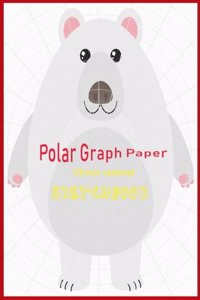 Polar graph paper 1/5 inch centered Sketchbook