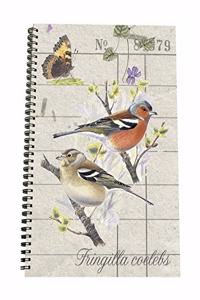 A4 SPIRAL NOTEPAD CHAFFINCH