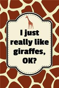 I Just Really Like Giraffes, Ok?