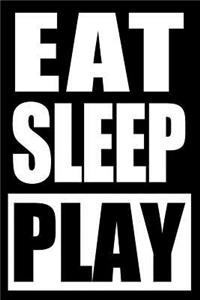 Eat Sleep Play Gift Notebook for a Board Game Lover, Blank Lined Journal