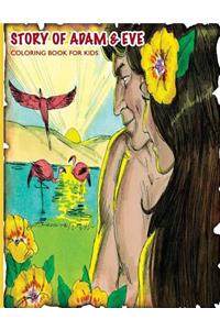 Story of Adam & Eve Coloring Book For Kids