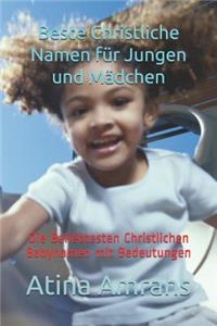 Beste Christliche Namen für Jungen und Mädchen