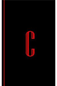 Monogram Letter C Journal