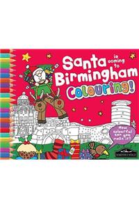 Santa is Coming to Birmingham Colouring
