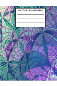Math Made Beautiful Fractals Graph Paper Composition Notebook