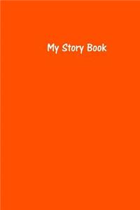 My Story Book - Create Your Own Picture Book in Orange